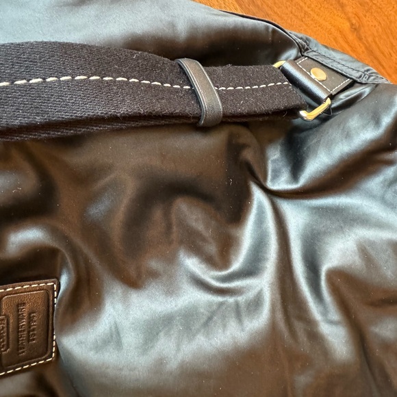 Coach leather and nylon backpack black - Picture 6 of 13